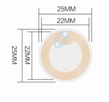 NFC標(biāo)簽NTAG215芯片大容量存儲(chǔ)碰碰貼智能營銷互動(dòng)標(biāo)簽定制3